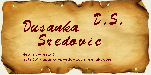 Dušanka Sredović vizit kartica